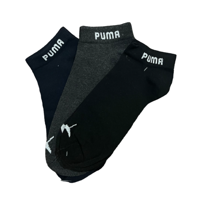 PUMA Everyday Cushioned Ankle Socks – Pack of 3