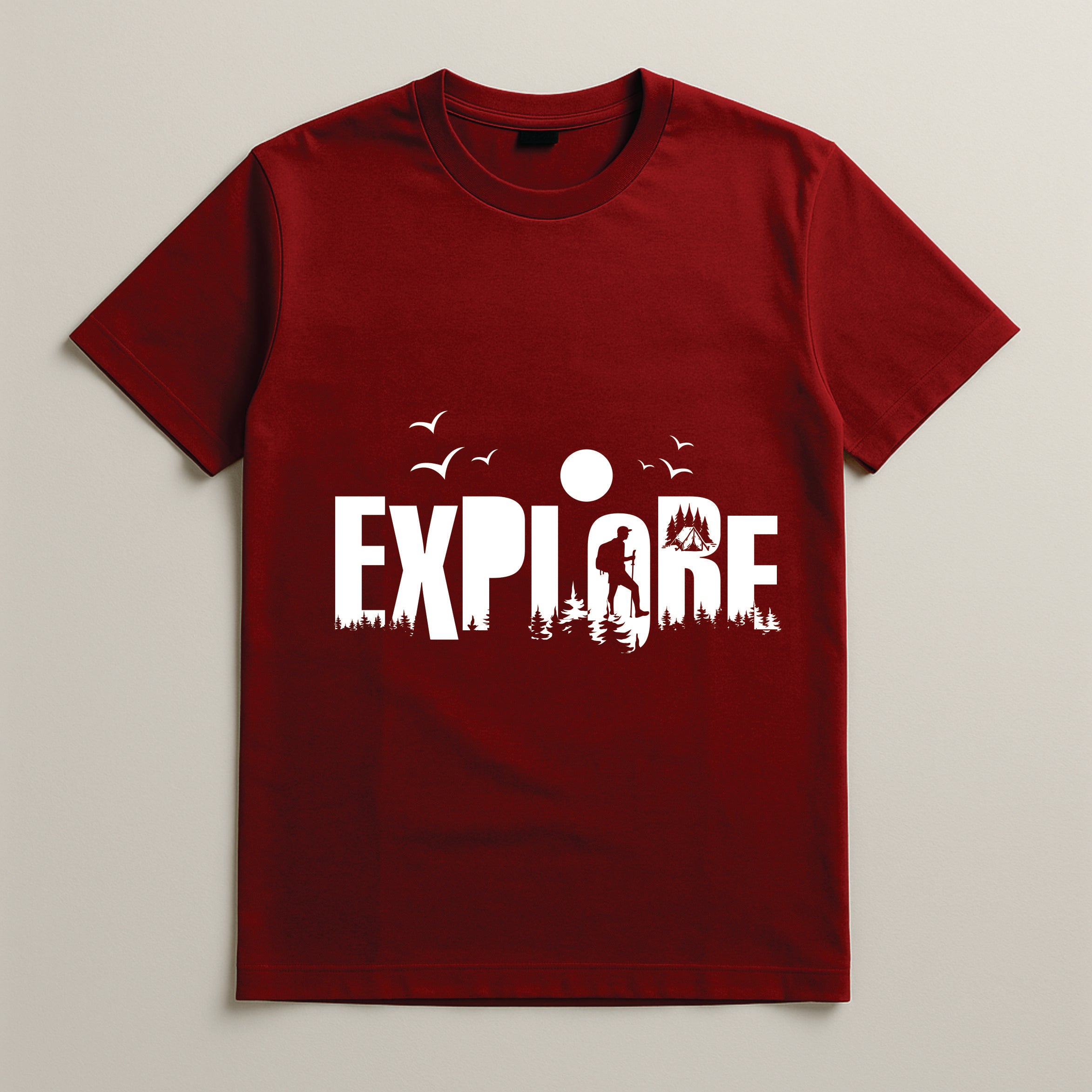 Adventure Explore – Men’s Graphic Tee | BR-1002 (Multiple Colors)