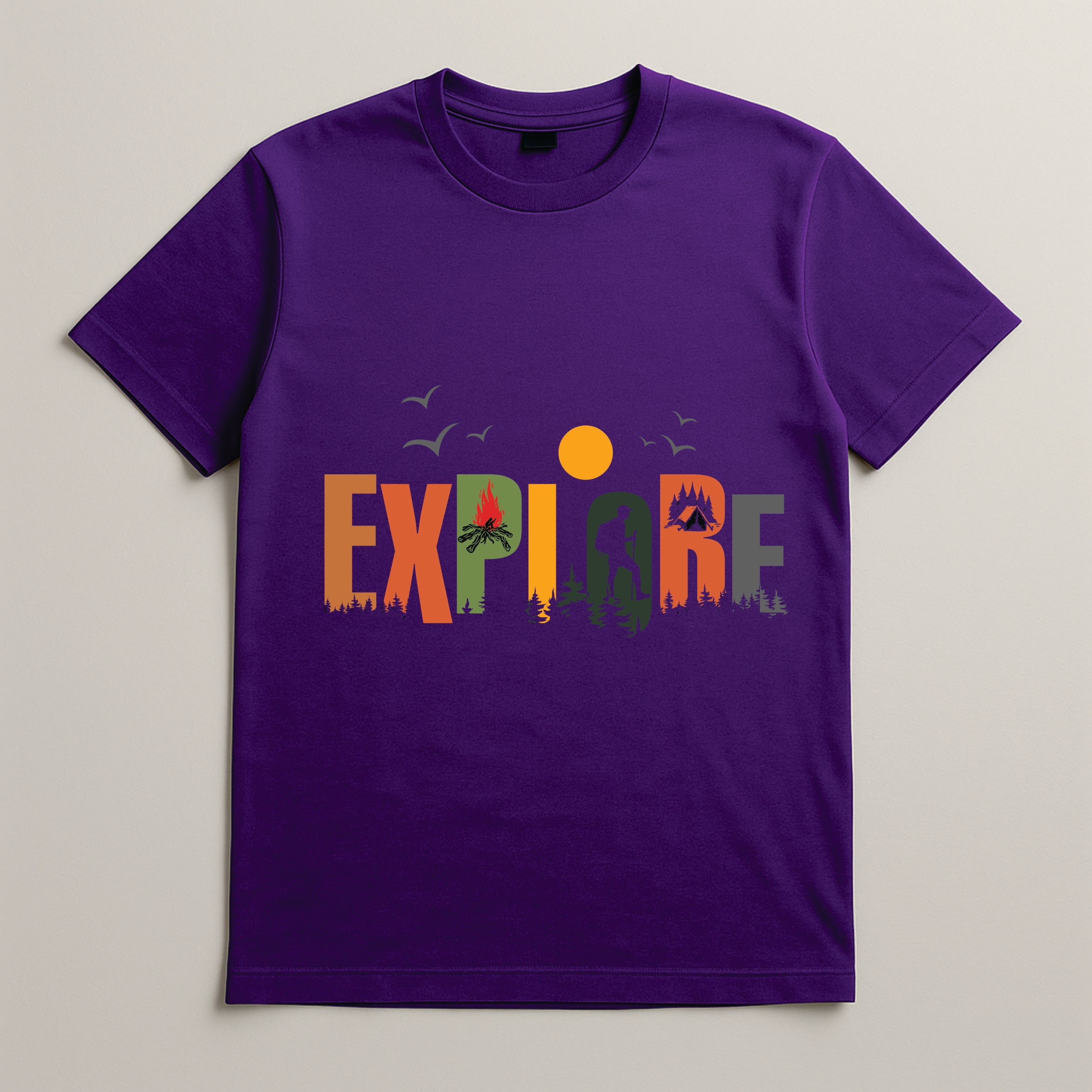 Adventure Explore – Men’s Graphic Tee | BR-1002 (Multiple Colors)
