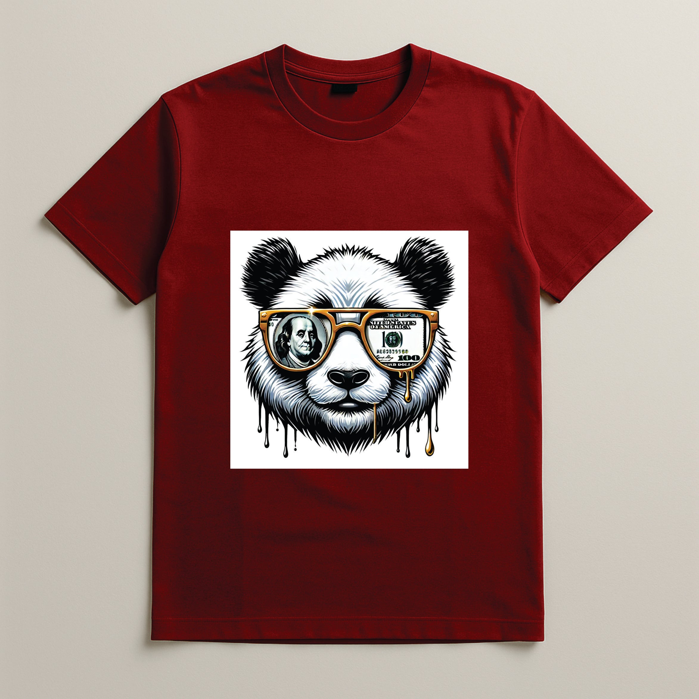 Money Panda – Streetwear Graphic Tee | BR-1005 (Multiple Colors)
