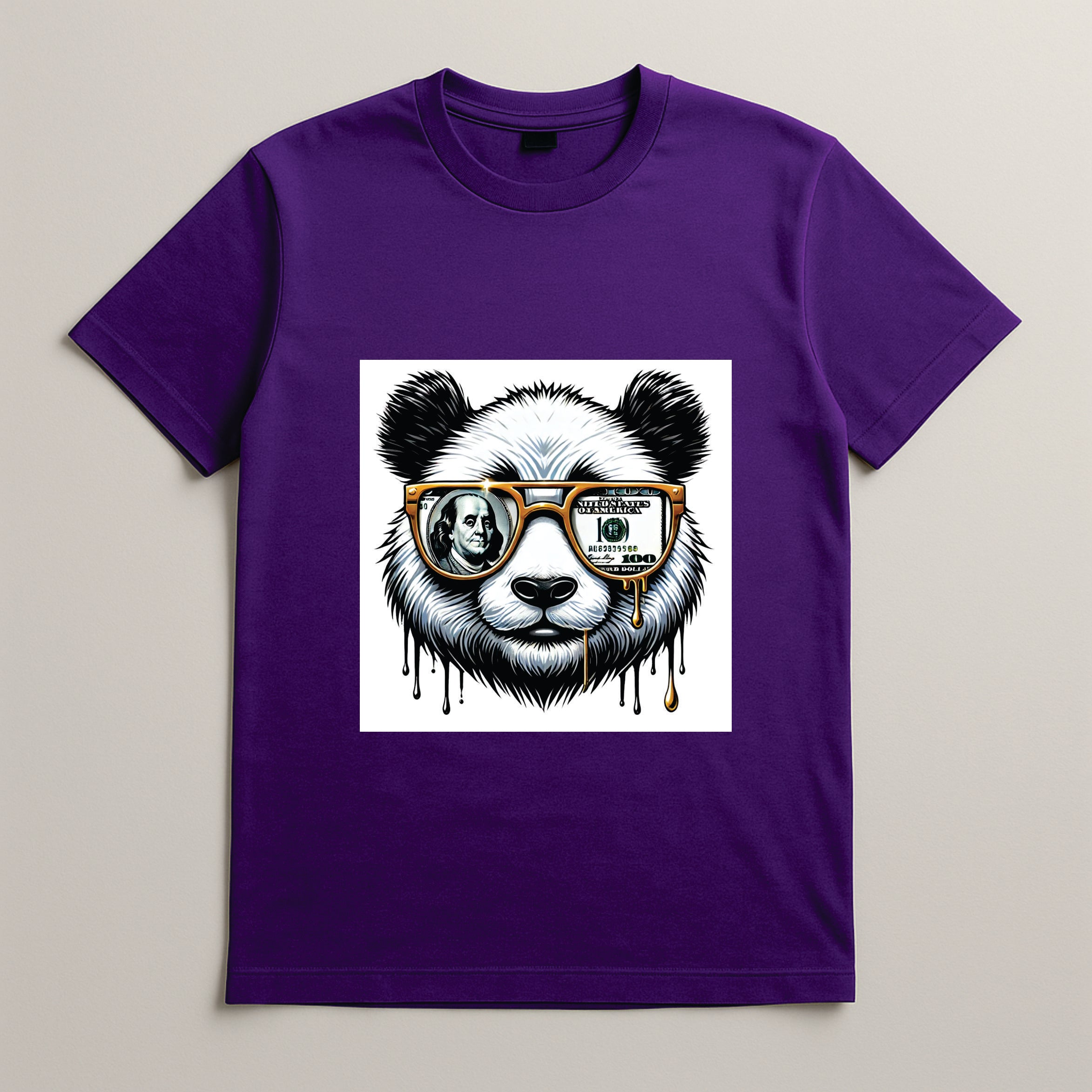 Money Panda – Streetwear Graphic Tee | BR-1005 (Multiple Colors)