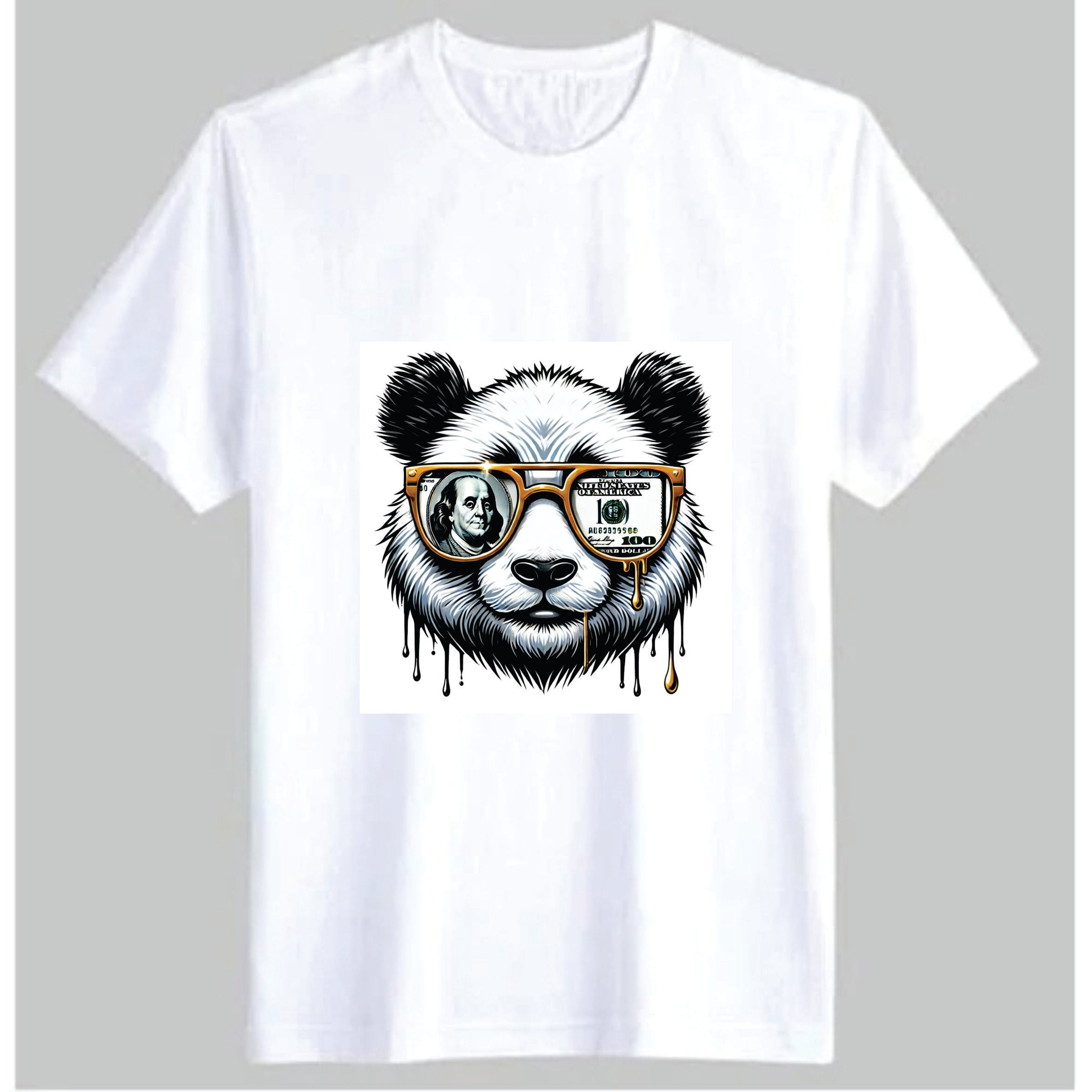 Money Panda – Streetwear Graphic Tee | BR-1005 (Multiple Colors)
