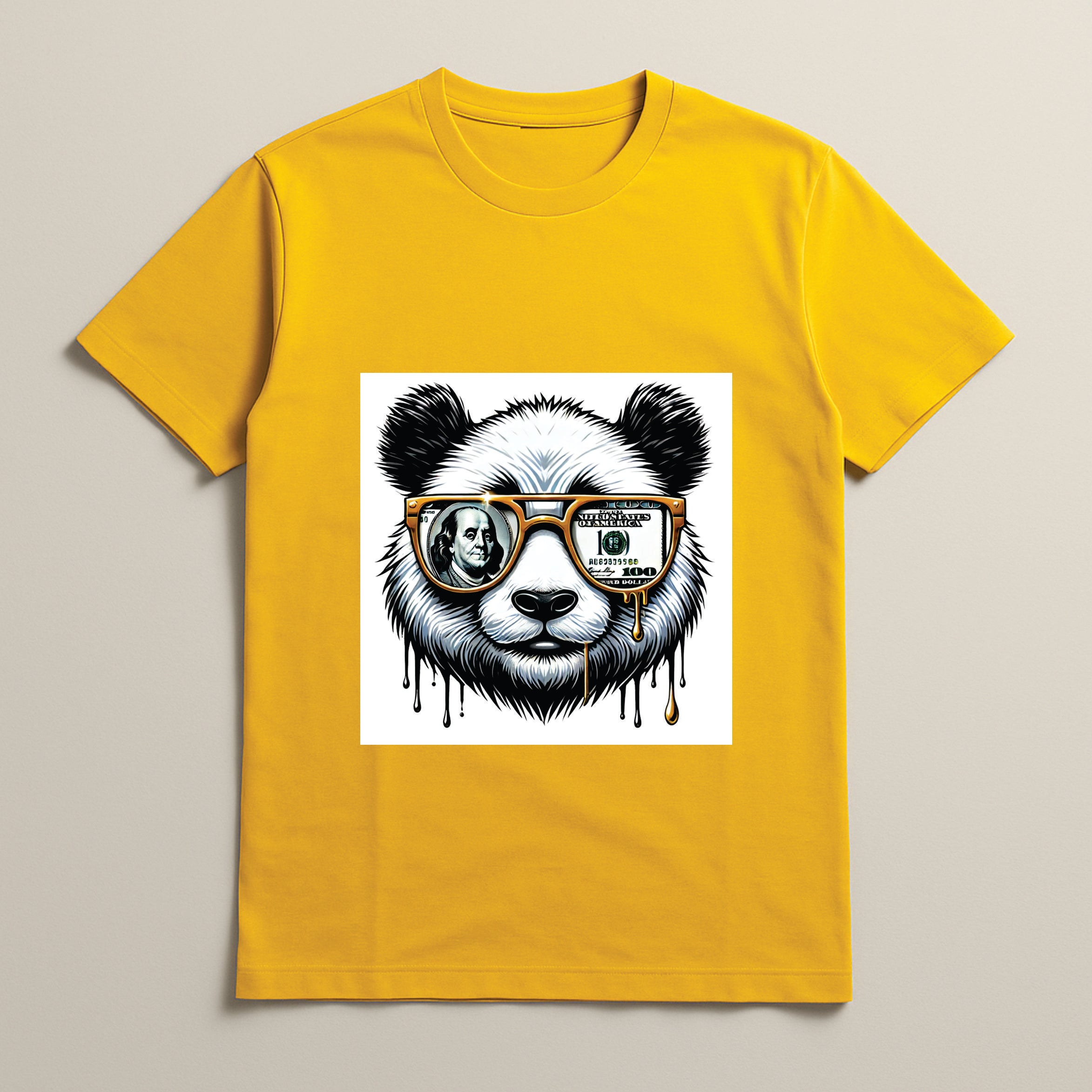 Money Panda – Streetwear Graphic Tee | BR-1005 (Multiple Colors)