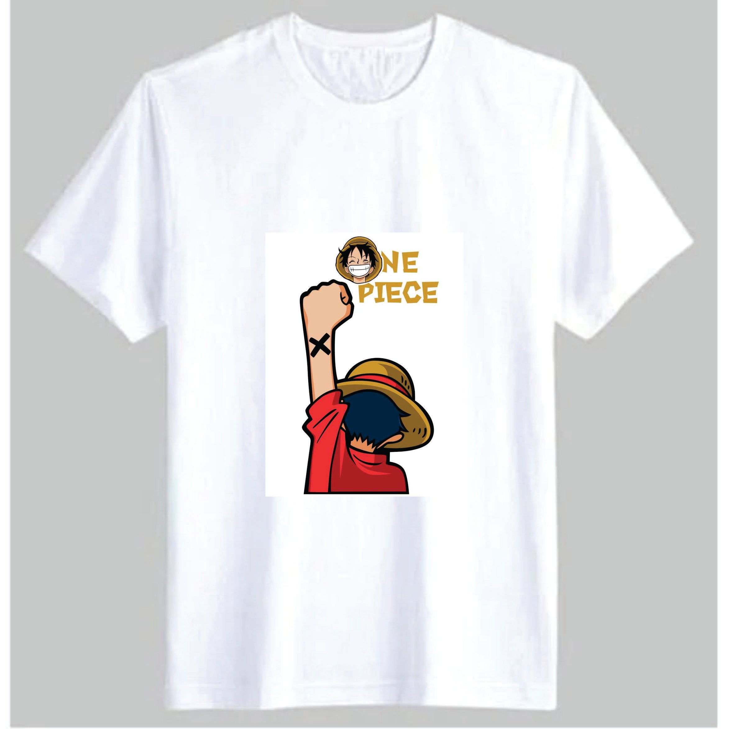 One Piece Anime Graphic T-Shirt – Dark Red | BR-1006