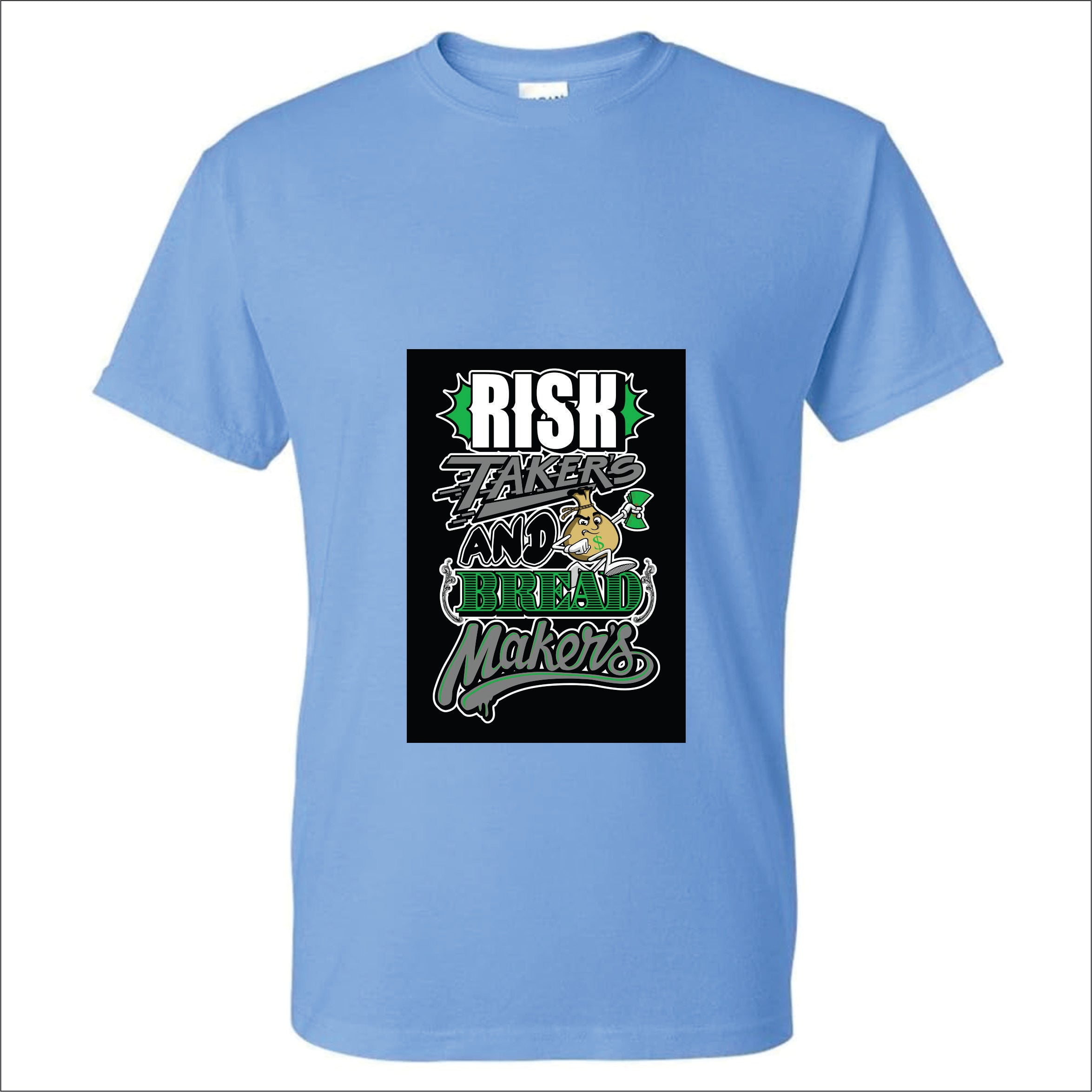 BR-1007 | Risk Takers & Bread Makers Graphic T-Shirt – Multi colour