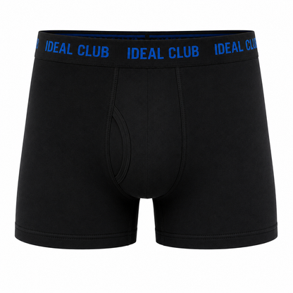 Premium Cotton Stretch Boxer Briefs – Pack of 2 (Red & Blue Waistband