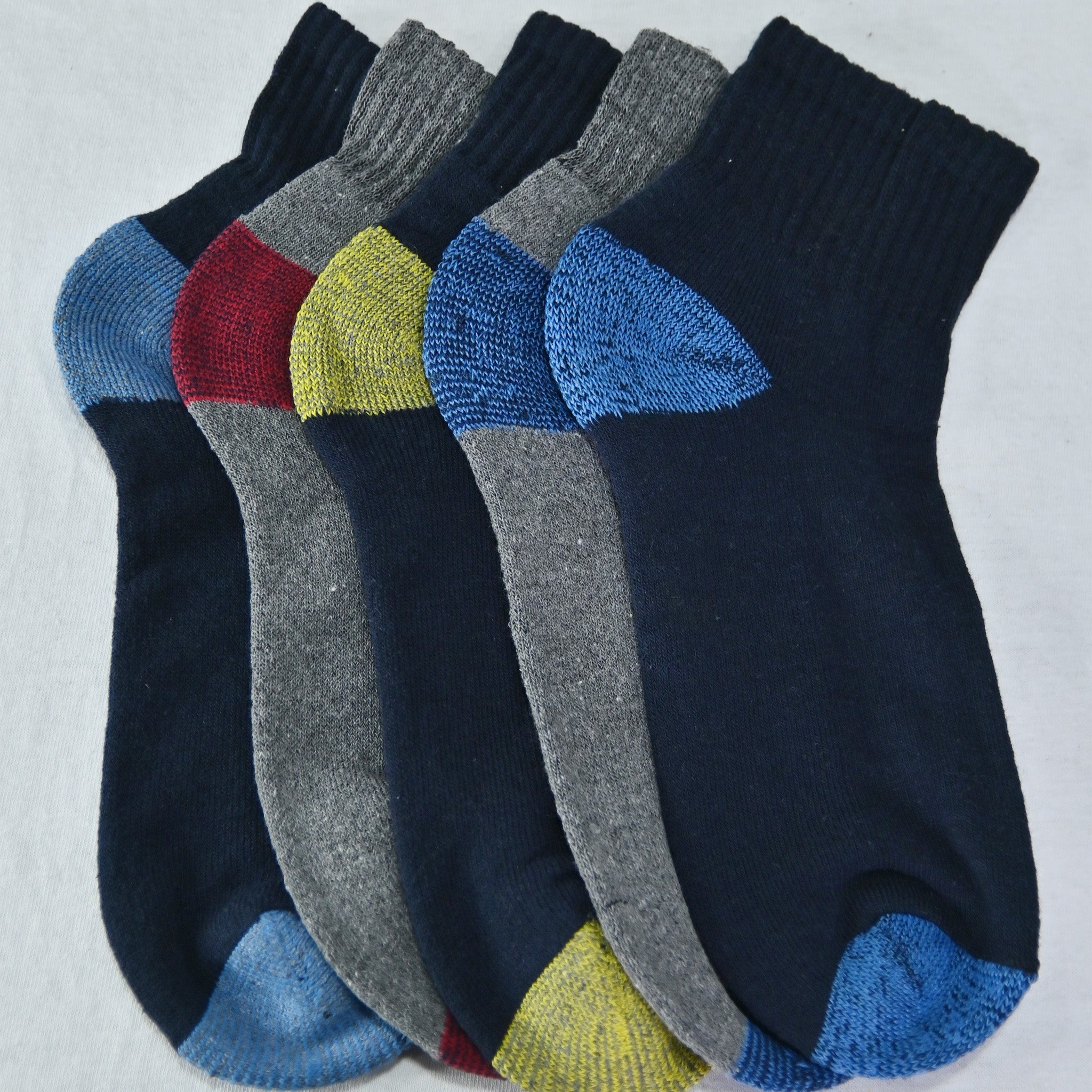 Men's  Ankle Socks – Multi Colours (Pack of 4) ( Pack of 5)
