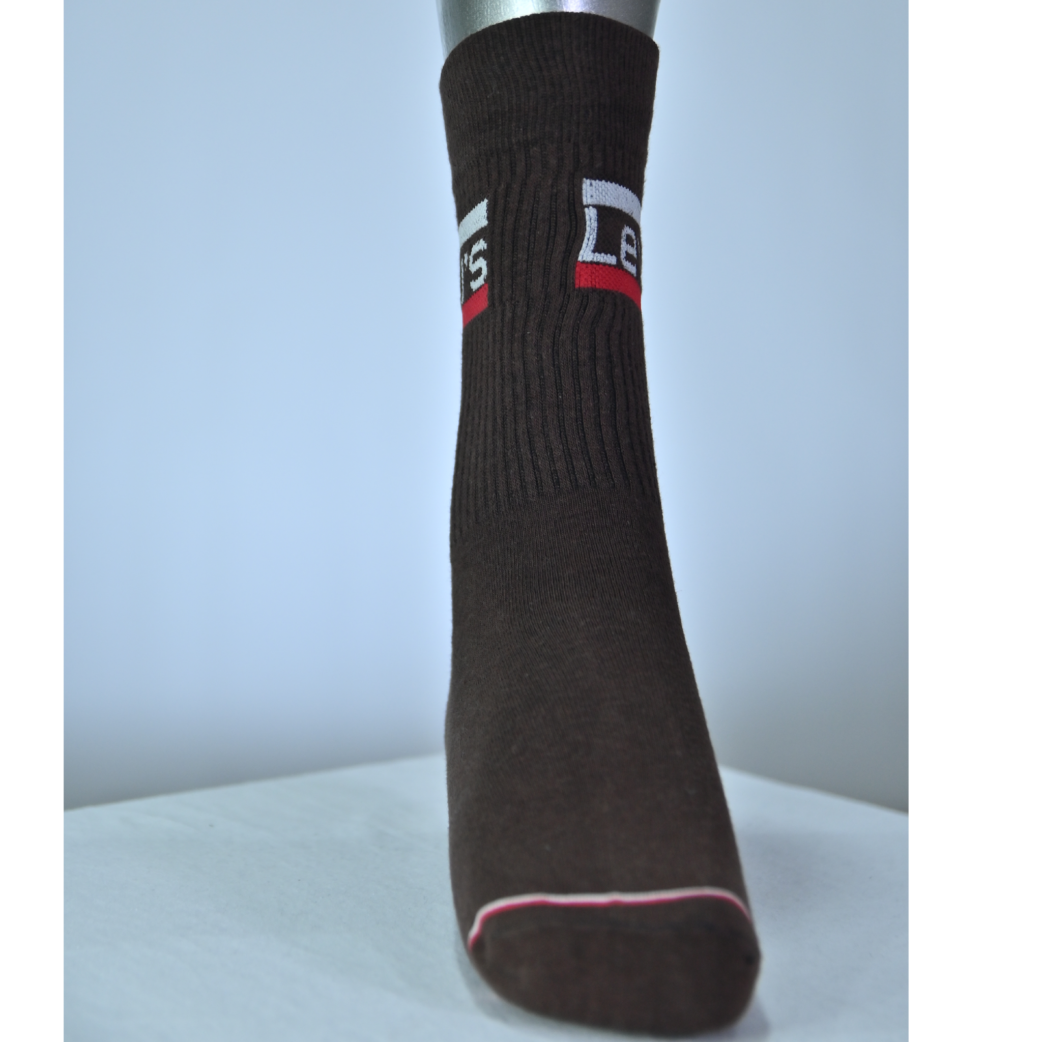 Levis Full Length Socks – 3 Pairs (Dark Brown)