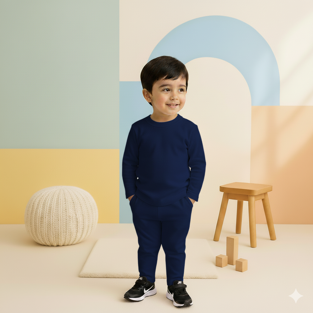 Kids Rib Innerwear White - Sunshine