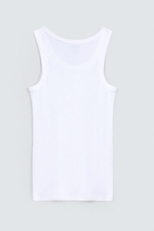 Men’s White Tank Top Pack of 3 – Cotton Sleeveless Undershirt Comfortable Summer Wear