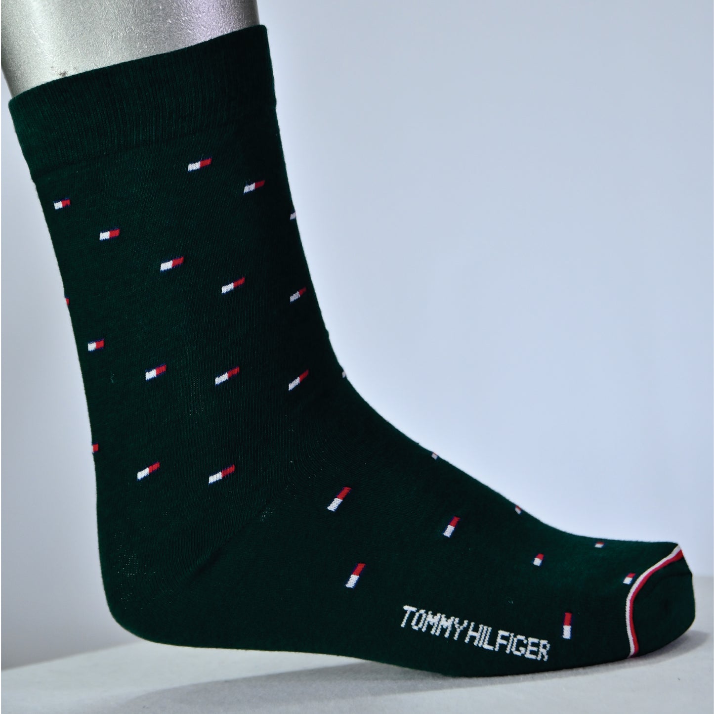 Men’s Premium Crew Dress Socks – Soft Cotton | Stylish Pattern (Black)