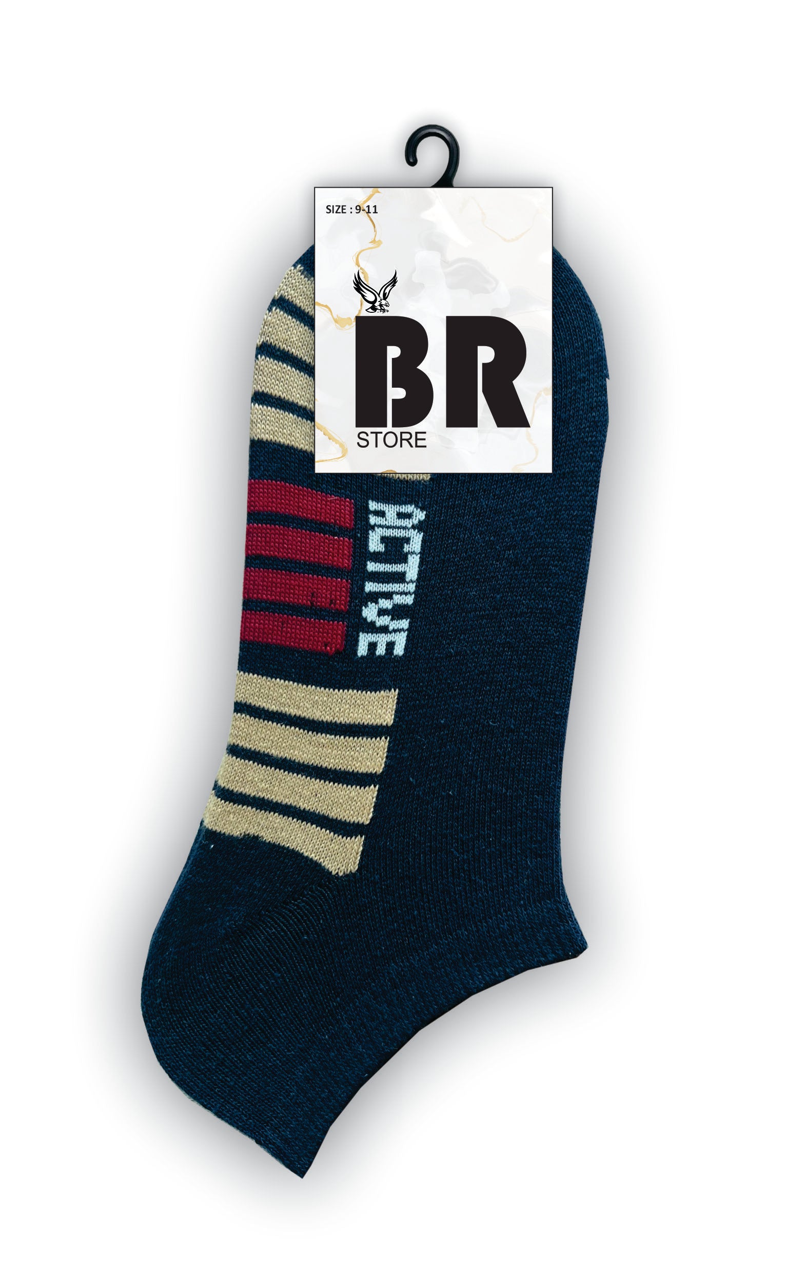 BR Store – Active Low Cut Socks (Pack of 6) – Premium Cotton
